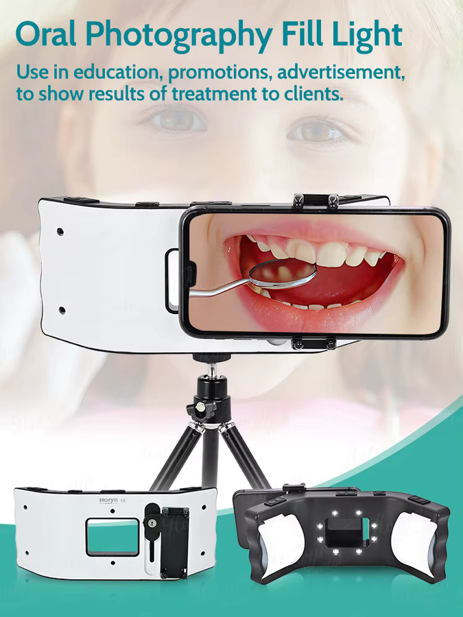 Horyn Dental Fotografie Kit mit Handy Taschenlampe für die zahnmedizinische Foto- und Videoausrüstung - Bild 4