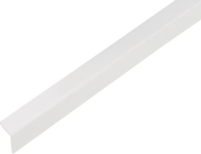 GAH Alberts Winkelprofil gleichschenklig aus Kunststoff, Farbe: Weiß, B/H: 20 x 20 mm, Länge: 1.000 mm - Bild 1