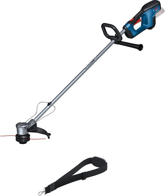 Bosch Professional Akku-Rasentrimmer GRT 18V-33 Solo in Schwarz-Blau-Rot - Bild 1