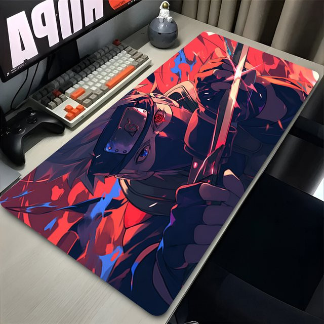 Großes Gaming Mauspad Bandai Naruto Kakashi Hatake Schreibtischunterlage Multicolour - Bild 1