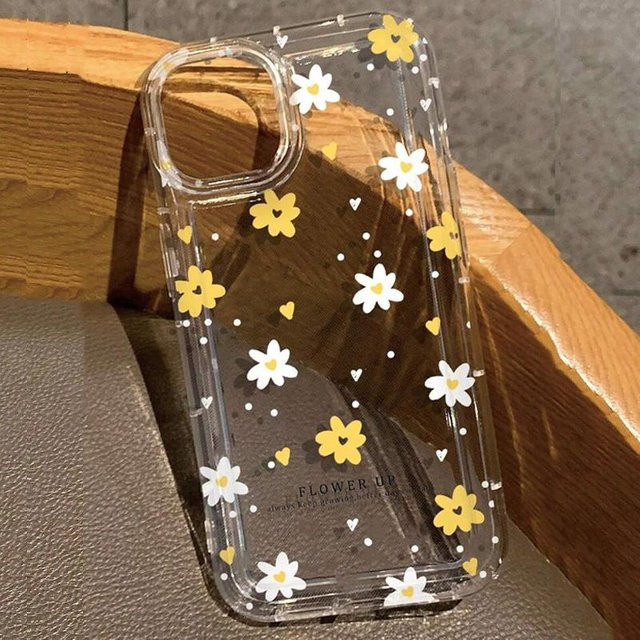 Transparente Handyhülle mit Sommerblumen und Honigbiene für Samsung Galaxy S24 S23 S22 S21 sowie A55 A54 A53 A35 A34 A15 A14 A13 Ultra FE 5G - Bild 1