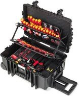 Wiha Elektriker Werkzeugset Competence XXL II 115-teilig im Schutzkoffer mit integriertem Fahrgestell - Bild 1