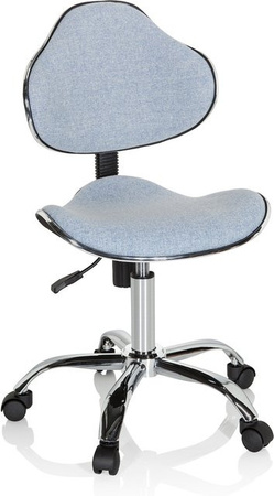 hjh OFFICE Kinderdrehstuhl KIDDY GTI-3 aus Stoff mit Rollen