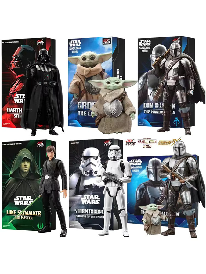 Zd Toys Star Wars Darth Vader Stormtrooper Luke Skywalker Grogu Der Mandalorianer, Actionfigur, Modellfigur, Einzelfigur - Bild 6