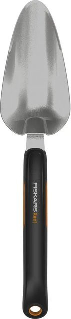 Fiskars Xact Blumenkelle aus Edelstahl und glasfaserverstärktem Kunststoff in Schwarz-Silber mit Aufhängeloch zum Pflanzen und Umpflanzen - Bild 1