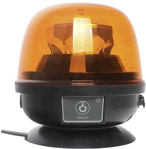 SecoRüt Rundumleuchte 95003 LED Akkubetrieben mit Magnetbefestigung in Orange - Bild 1