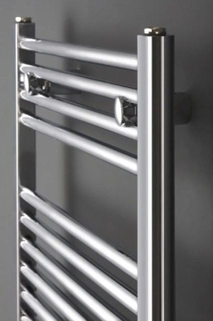 Ximax Badheizkörper C1 gerade Chrom silberfarben B: 916 mm, T: 450 mm, 230 Watt - Bild 1