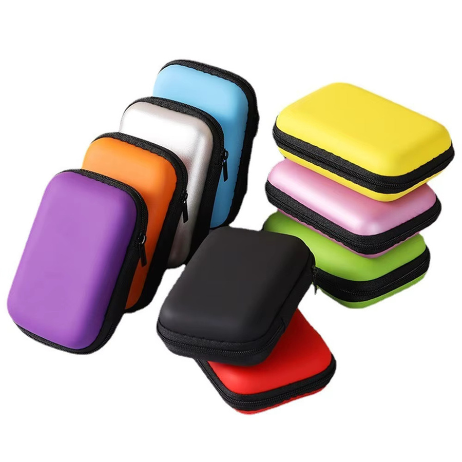 Multifunktionale Tragbare Gadget-Tasche als Organizer für Kopfhörer, Kabel und Ladegeräte in Grün und Multicolour - Bild 5