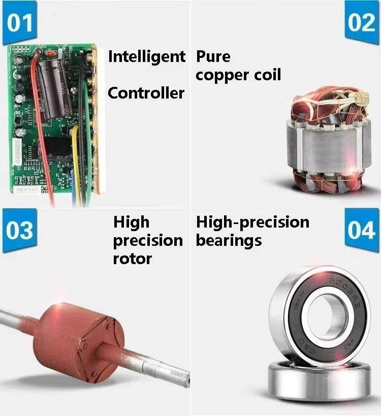 GECOFEER DC 12V Bürstenmotor-Boosterpumpe QB60 Hochleistungs-Solarpumpe mit Selbstansaugung für Haus und Bewässerung - Bild 4
