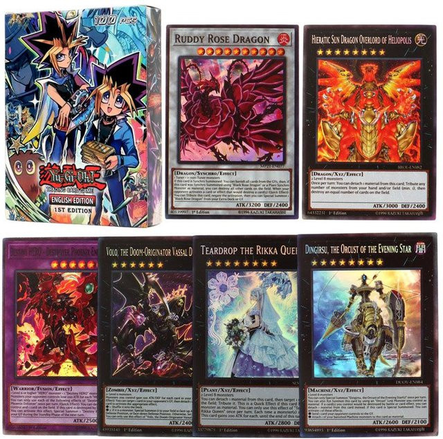 Yiran toy Yu-Gi-Oh Sammelkartenspiel Fantasy-Science-Fiction 100-teiliges Set - Bild 1