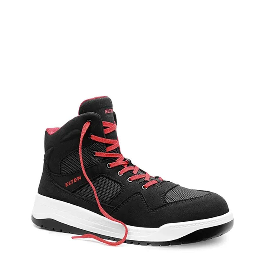 Elten Sicherheitsschnürstiefel Lakers Black Mid ESD S1P in Schwarz, Größe 41 - Bild 2
