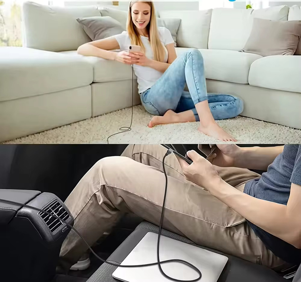 NNBILI USB C auf USB C Schnellladekabel mit 60W und 3A, geflochtenes PD Hochgeschwindigkeits-Ladekabel - Bild 3
