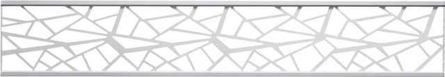T & J Ecosteck Zaun mit Gitterfüllung aus Aluminium in Silber, B/H: 280 x 180 cm, Tiefe: 20 cm - Bild 1