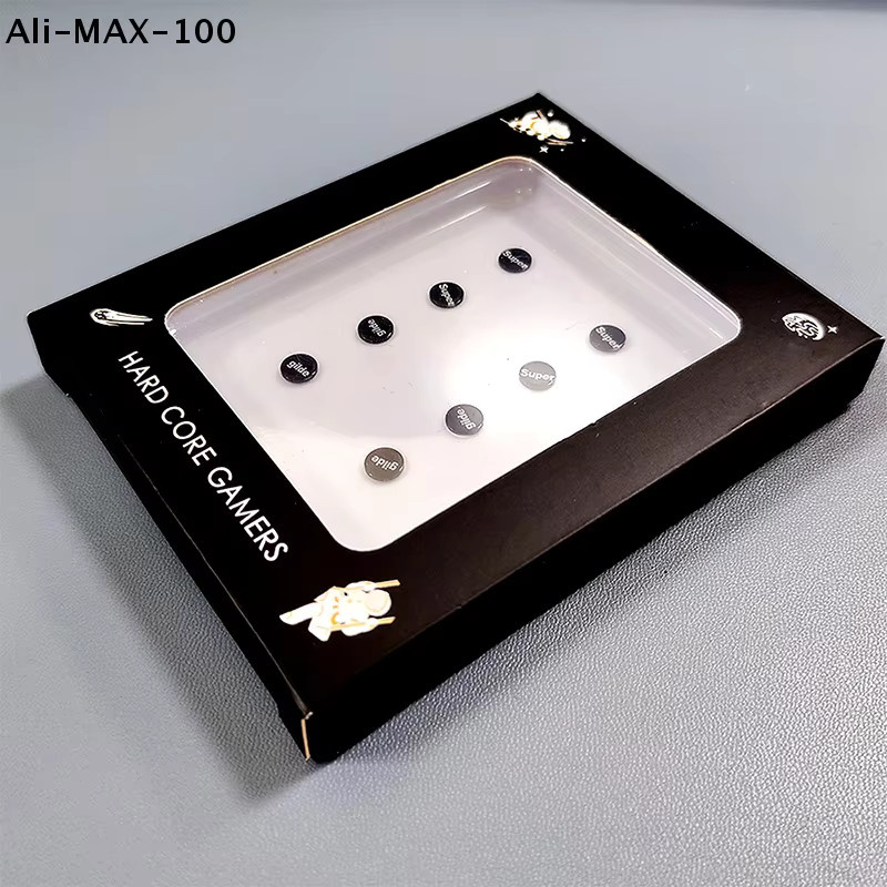 AyS Glas-Mausfüße DIY Universal Dots Mausfüße-Pads für Gaming-Mäuse, transparent - Bild 4