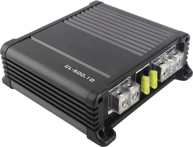 Koogeelife 1-Kanal Auto-Audio Monoblock-Verstärker in Schwarz mit 500W bei 2 Ohm und 300W bei 4 Ohm für Autoradios - Bild 1