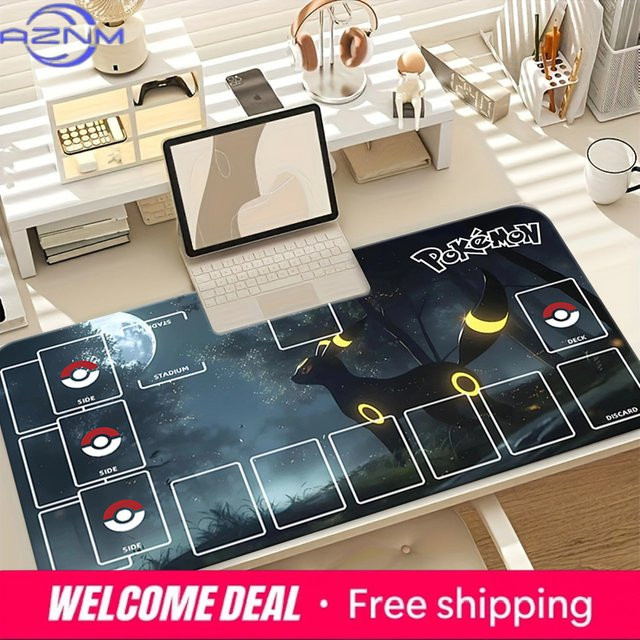 Potdemiel Pokémon Night Scene Umbreon Playmat, Gaming-Schreibtisch-Mauspad - Bild 1