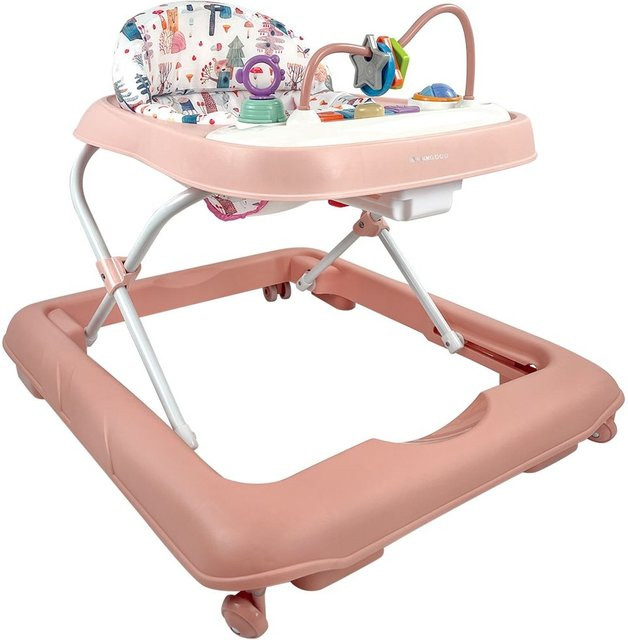 Kikkaboo Lauflernhilfe Poppy mit Musik und Licht, höhenverstellbar und klappbar, Farbe: Pink - Bild 1