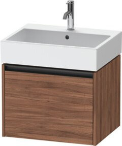 Duravit Waschtischunterschrank Ketho.2 in Nussbaum Natur, wandhängend, B/T: 58,4 x 46 cm - Bild 1