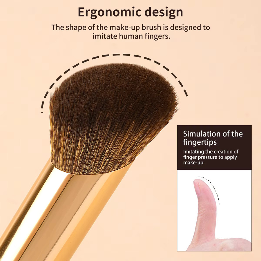 MAANGE Foundation Contour Make-up-Pinsel, 2 Stück, Unisex - Bild 4