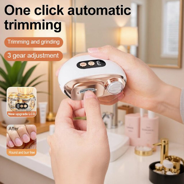 dajiange Mini-Elektro-Nagelknipser für Babys, Edelstahlklinge, USB-Aufladung - Bild 1