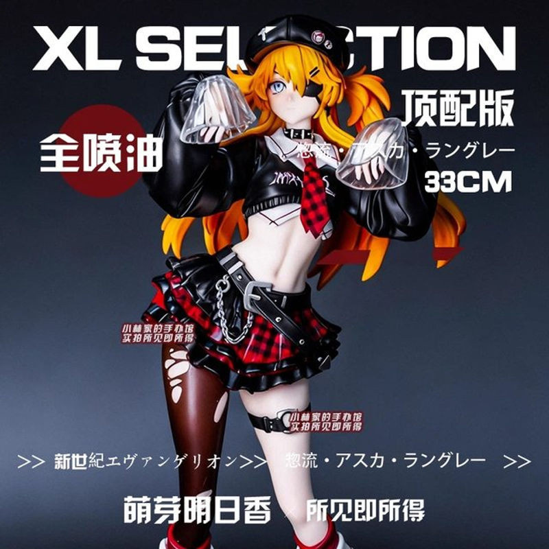 Bandai Eva Asuka Gk Figur Studio Anime Desktop Ornament, mehrfarbig, Höhe: 33 cm - Bild 1