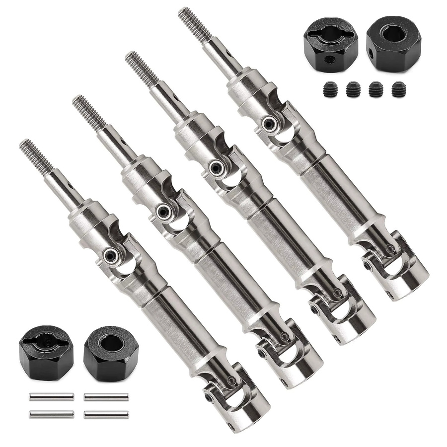 Traxxas CVD-Antriebswellen aus legiertem Stahl, Naben, Metall, Schwarz, Grau - Bild 2