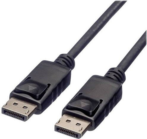Roline DisplayPort Anschlusskabel Schwarz, Länge: 2,00 m - Bild 1
