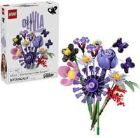 LEGO Icons 11507 Botanicals Olivia Rodrigos Blumenstrauß Bauset in Lila, Rot und Pink - Bild 2