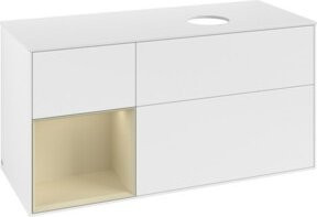 V&B Waschtischunterschrank Finion in Weiß lackiert, Breite: 120 cm, Tiefe: 50,1 cm, Höhe: 50,1 cm - Bild 1
