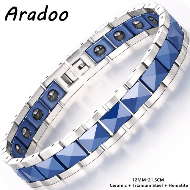 ARADOO Armband, Keramik, Titanstahl, Unisex - Bild 1