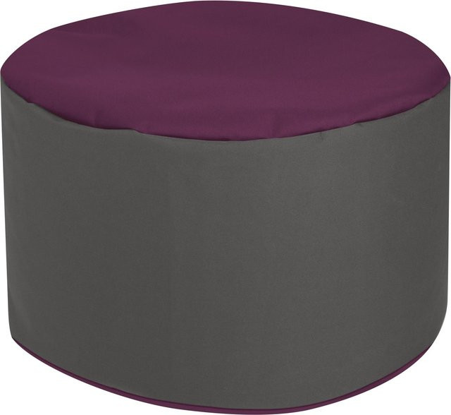 Sitting Point Hocker DotCom 60 in Aubergine mit Polyesterbezug - Bild 1
