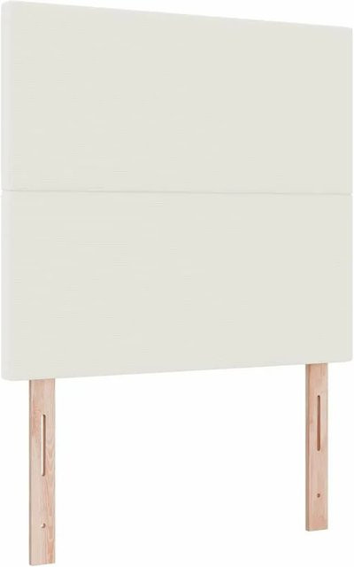 vidaXL Kopfteil aus Kunstleder in Creme/Beige mit Breite: 80 cm - Bild 1