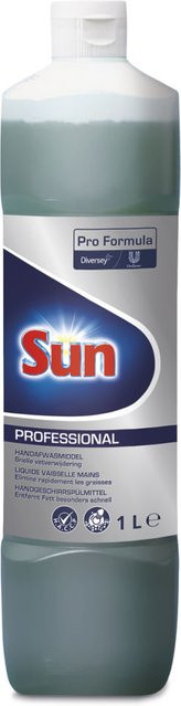 Diversey Sun Professional Handgeschirrspülmittel mit Zitrusduft, grün, 6 x 1 l - Bild 1
