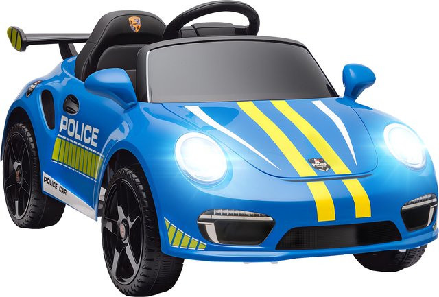 AIYAPLAY Kinder-Elektroauto RUF CTR 3 Clubsport, 12V Batterieauto, Blau - Bild 1