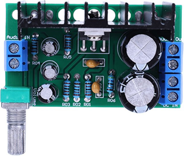 APWIKOGER TDA2050 Mono Audio Power Amplifier Board 1-Kanal Verstärker Modul 12-24V - Bild 1