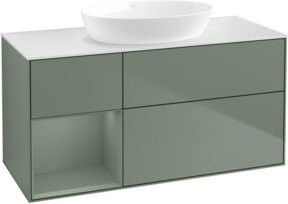 V&B Waschtischunterschrank Finion in Eiche lackiert, Breite: 120 cm, Tiefe: 50,1 cm, Höhe: 50,1 cm - Bild 1