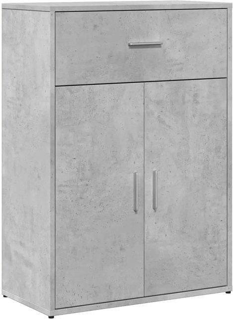 vidaXL Sideboard aus Holzwerkstoff in Betongrau, B/T/H: 60 x 30 x 84 cm - Bild 1