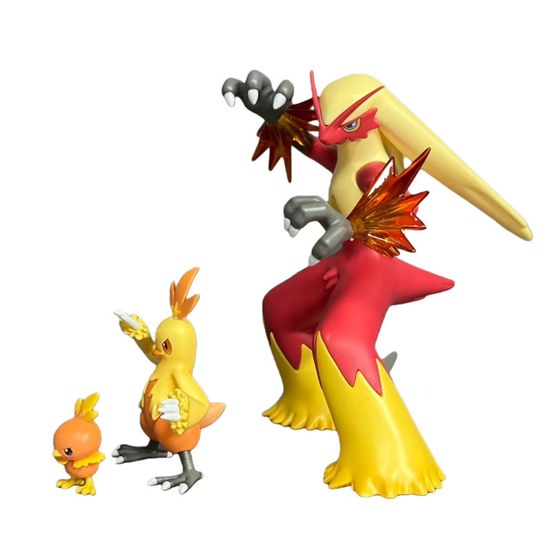 Bandai Pokémon Fire Chis Evolution Anime-Spiel, Sammlerfiguren, statisches Modell, Zubehör - Bild 2