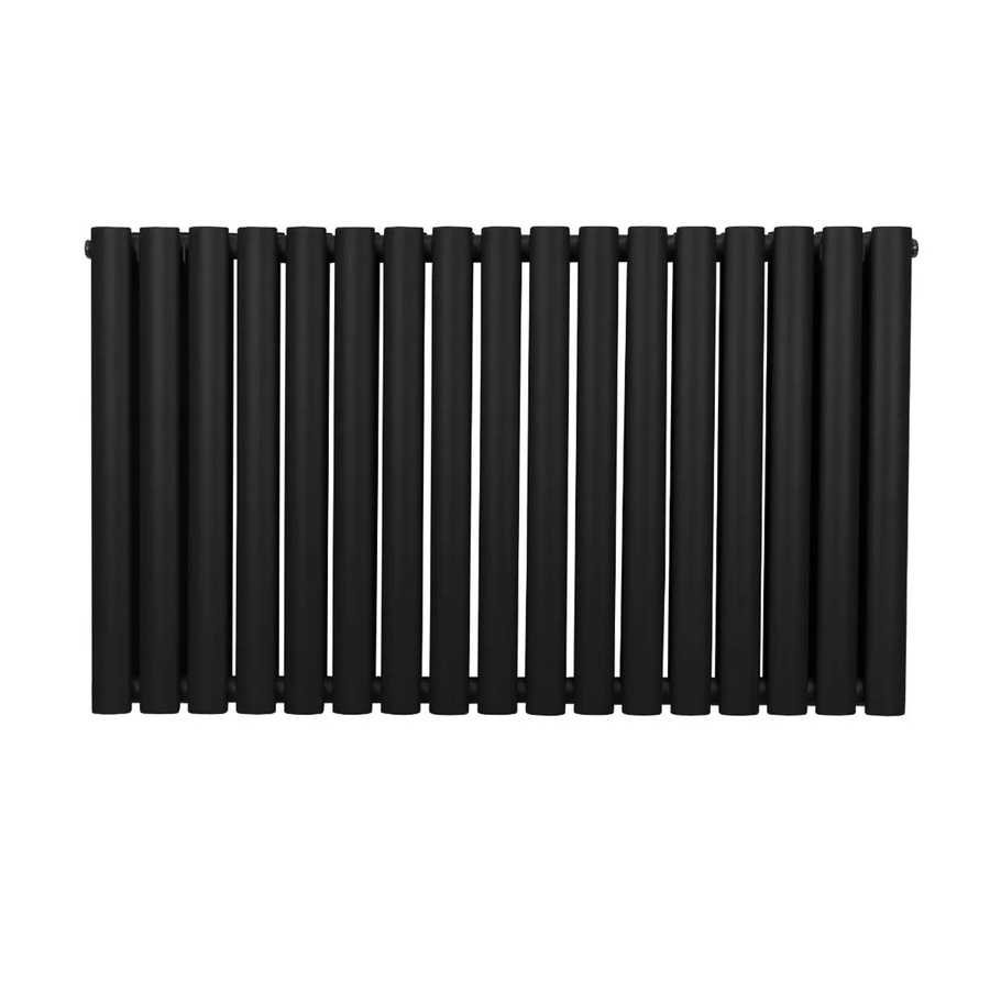 Monstershop Oval Röhrenheizkörper aus Stahl in Schwarz, Höhe: 102 cm, Breite: 60 cm - Bild 2