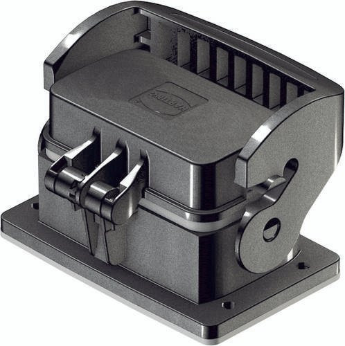 HARTING Anbaugehäuse aus Kunststoff in Schwarz, Artikelnummer 19 43 210 0341 - Bild 1