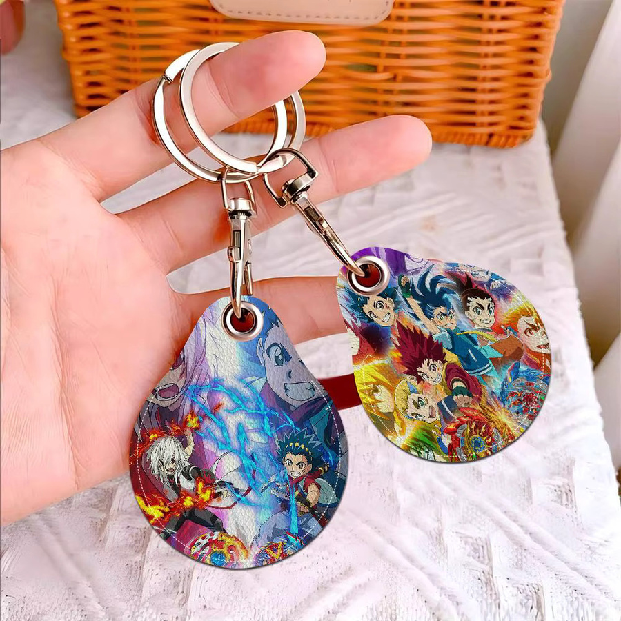 Schlüsselanhänger PU-Leder, B-Beyblade Burst - Bild 4