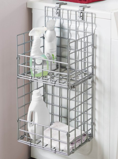 Hängeregal Heine Home in Grau und Silber aus Kunststoff, B/T/H: 63 x 22 x 32 cm - Bild 1
