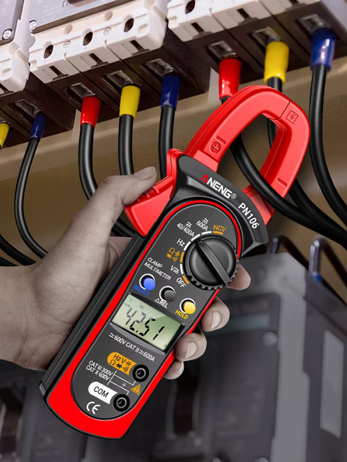 ANENG PN106 Multimeter-Zangenmessgerät für AC/DC Spannung, Strom, Widerstand, Kapazität und NCV Induktion mit True RMS - Bild 5