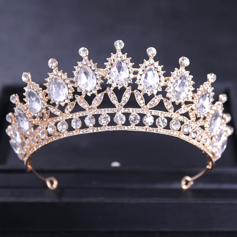 Tiara Vintage, Kristall, Hochzeit - Bild 2