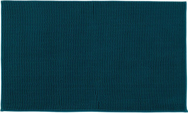 GÖZZE Badteppich Chenille aus Polyester in Petrol, Breite: 60 cm, Länge: 100 cm - Bild 1