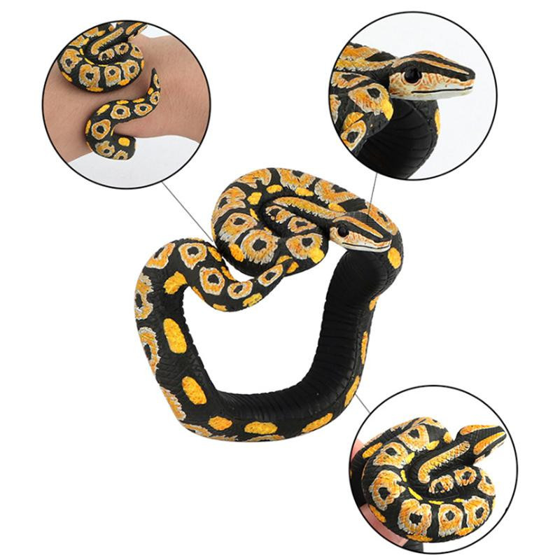 ODILO Schlange Python Armband Simulation Tier Modell Figur Kunststoff 4–6 Jahre - Bild 2