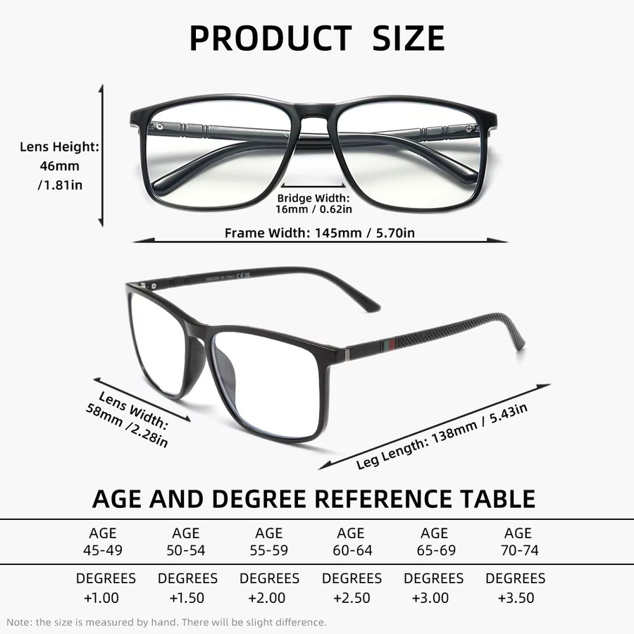 RIVIERSUN Lesebrille, Vollrand, rectangular, Kunststoff, Unisex - Bild 2