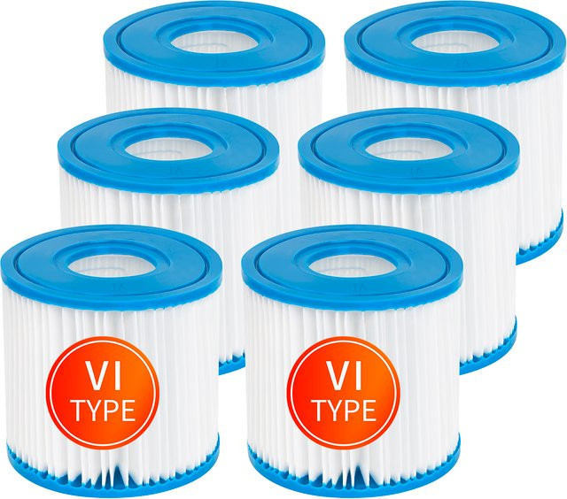 Bestway Typ VI 58323 SPA-Filterkartusche in Weiß für Lay-Z-Spa und SaluSpa Whirlpools - Bild 1