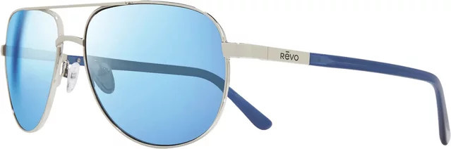 Revo Sonnenbrille Aviator, Vollrand, Acetat, Blue, Unisex - Bild 1