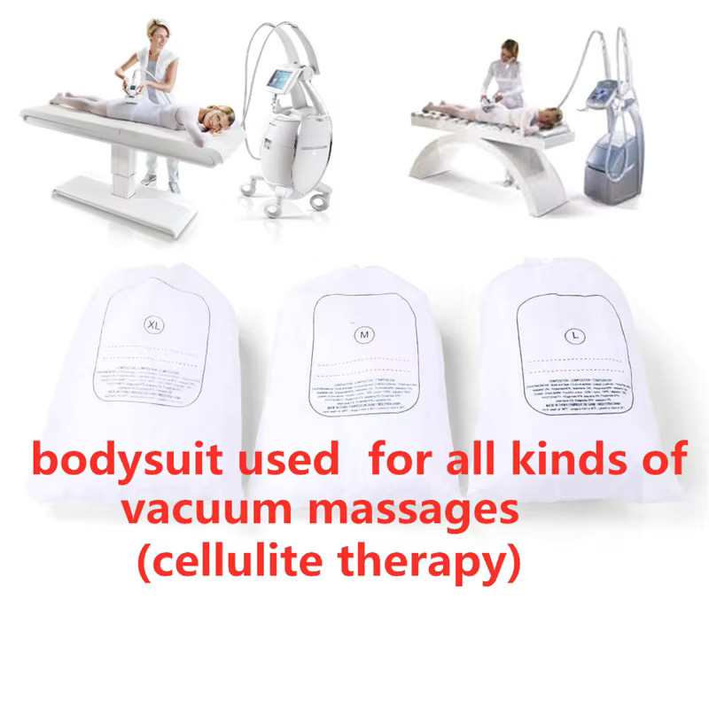 zetestech Einweg-Bodysuits für Vakuum-Körpermassage, 5 Stück, weiß - Bild 2
